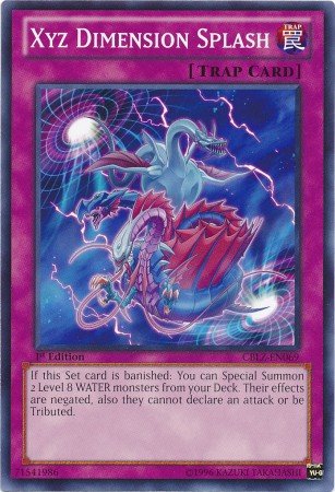 Amazon.com: YU-GI-OH! - Xyz Dimension Splash (CBLZ-EN069) - Cosmo